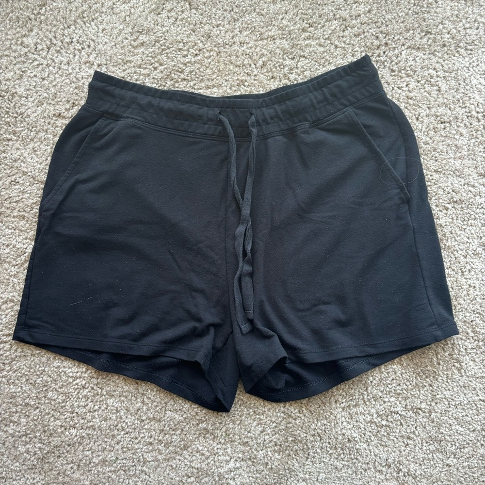 Kennth Cole Reaction Black Casual Shorts Drawstring XL